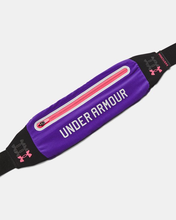 Unisex UA Flex Run Pack Belt in Purple image number 0